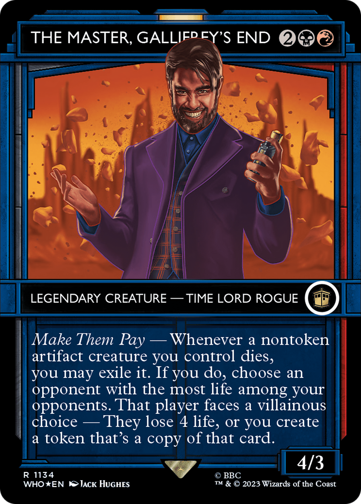 The Master, Gallifrey's End (Showcase) (Surge Foil) [Doctor Who] | Mega City Incorporated