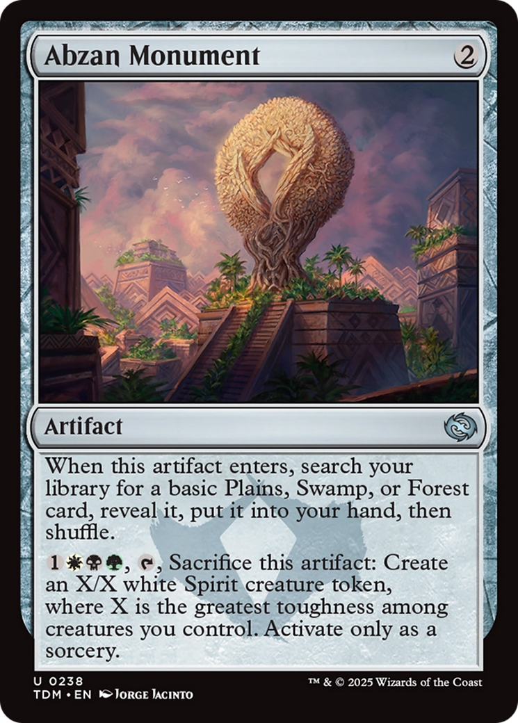 Abzan Monument [Tarkir: Dragonstorm] | Mega City Incorporated