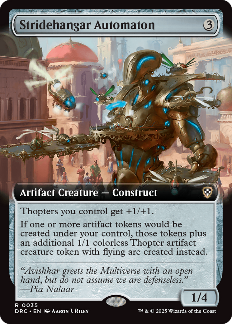 Stridehangar Automaton (Extended Art) [Aetherdrift Commander] | Mega City Incorporated