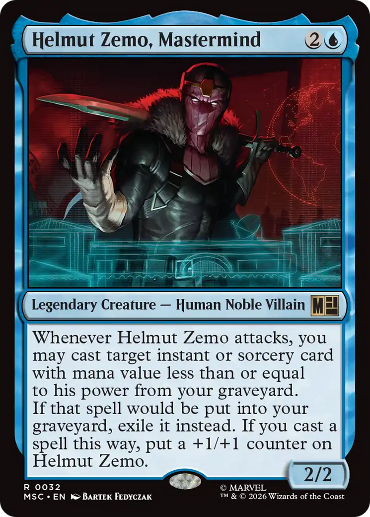 Helmut Zemo, Mastermind [Marvel Super Heroes Commander] | Mega City Incorporated
