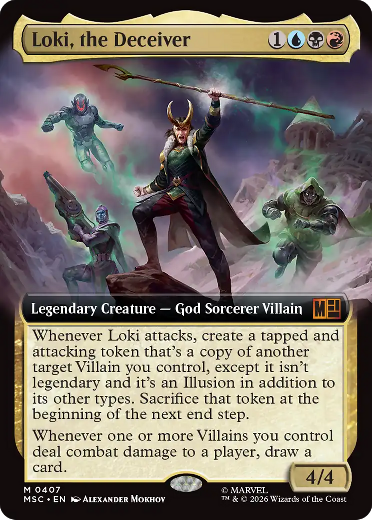 Loki, the Deceiver (Extended Art) [Marvel Super Heroes Commander] | Mega City Incorporated