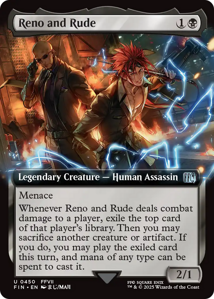 Reno and Rude (Extended Art) [FINAL FANTASY] | Mega City Incorporated