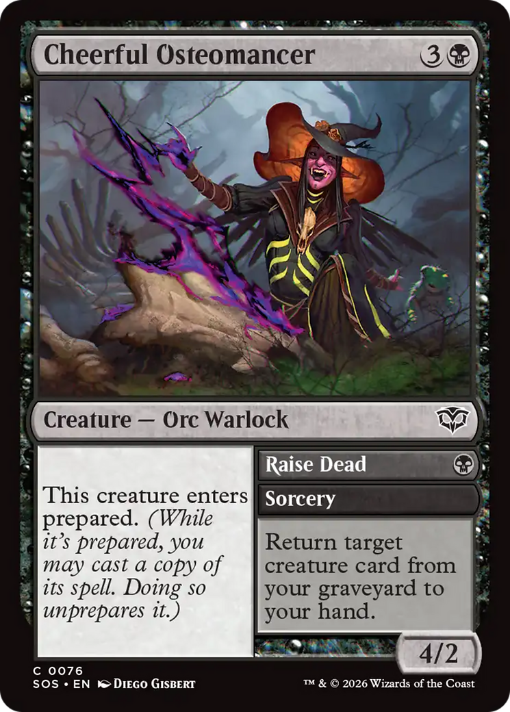 Cheerful Osteomancer [Secrets of Strixhaven] | Mega City Incorporated