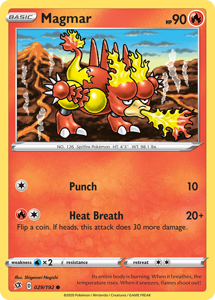 Magmar (029/192) [Sword & Shield: Rebel Clash] | Mega City Incorporated