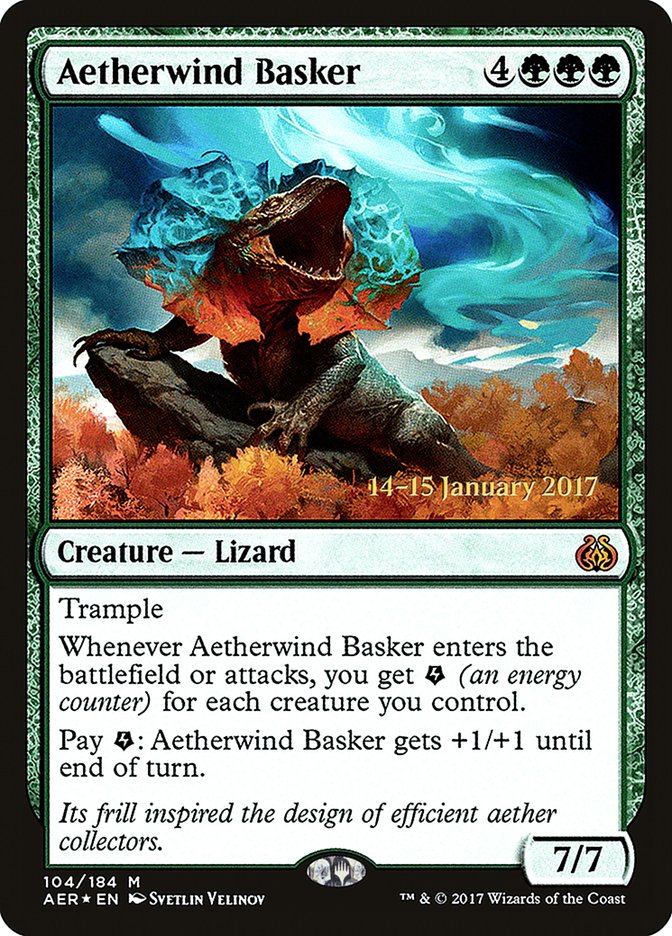 Aetherwind Basker [Aether Revolt Prerelease Promos] | Mega City Incorporated