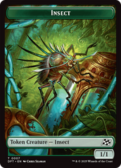 Insect // Elephant Double-Sided Token [Aetherdrift Tokens] | Mega City Incorporated