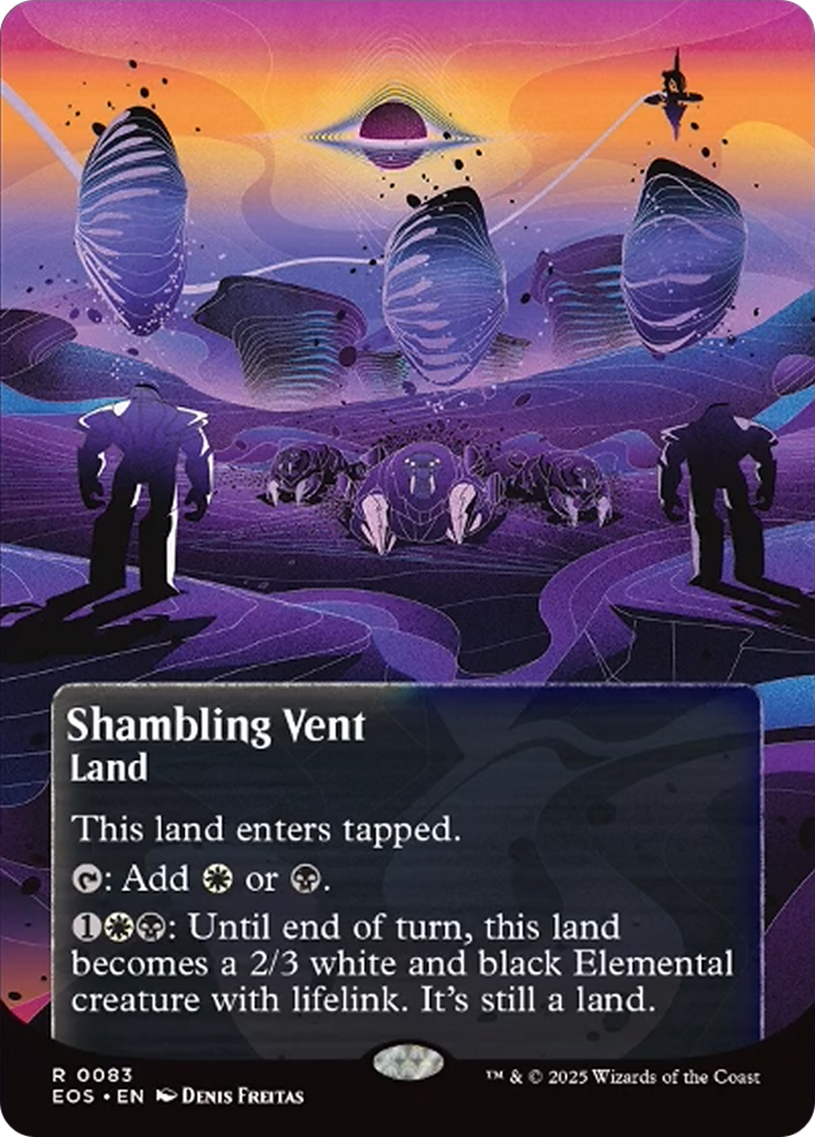 Shambling Vent (0083) (Borderless) [Edge of Eternities: Stellar Sights] | Mega City Incorporated