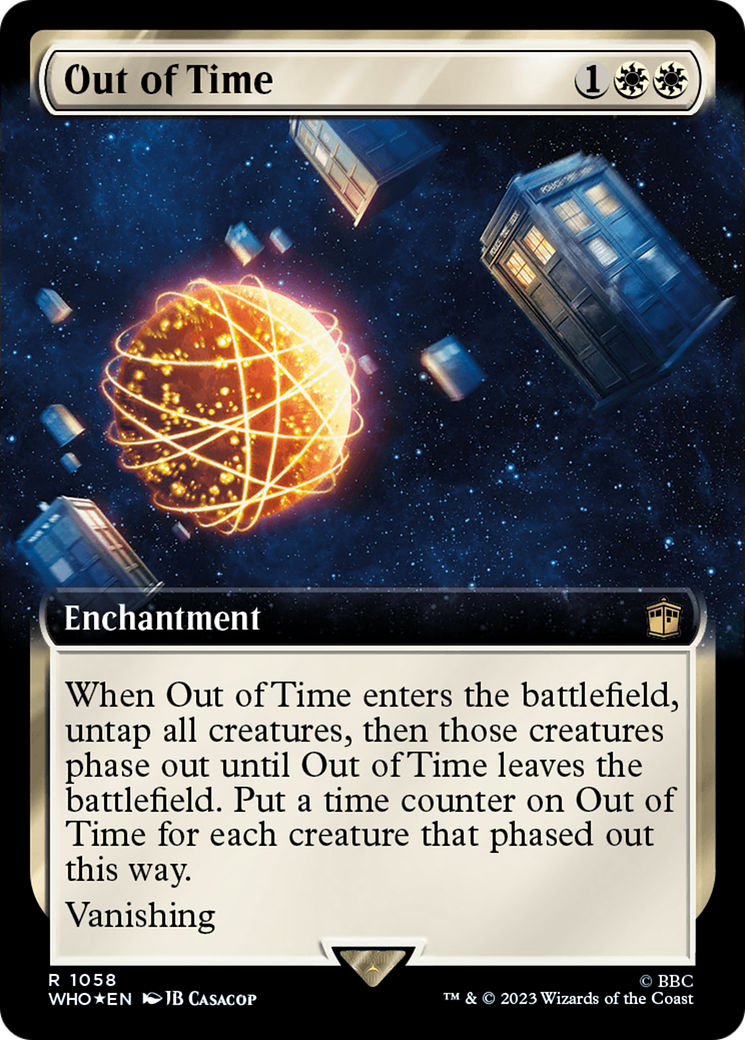 Out of Time (Extended Art) (Surge Foil) [Doctor Who] | Mega City Incorporated