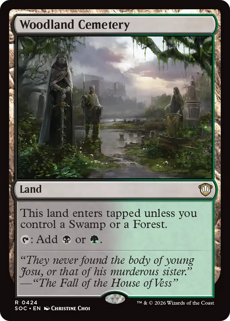 Woodland Cemetery [Secrets of Strixhaven Commander] | Mega City Incorporated