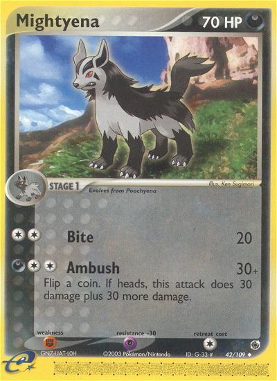 Mightyena (42/109) [EX: Ruby & Sapphire] | Mega City Incorporated