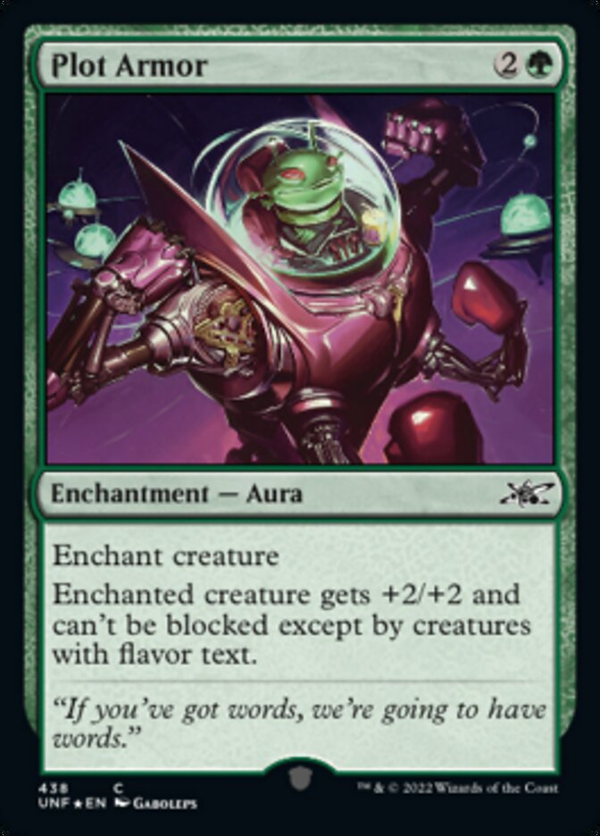 Plot Armor (Galaxy Foil) [Unfinity] | Mega City Incorporated