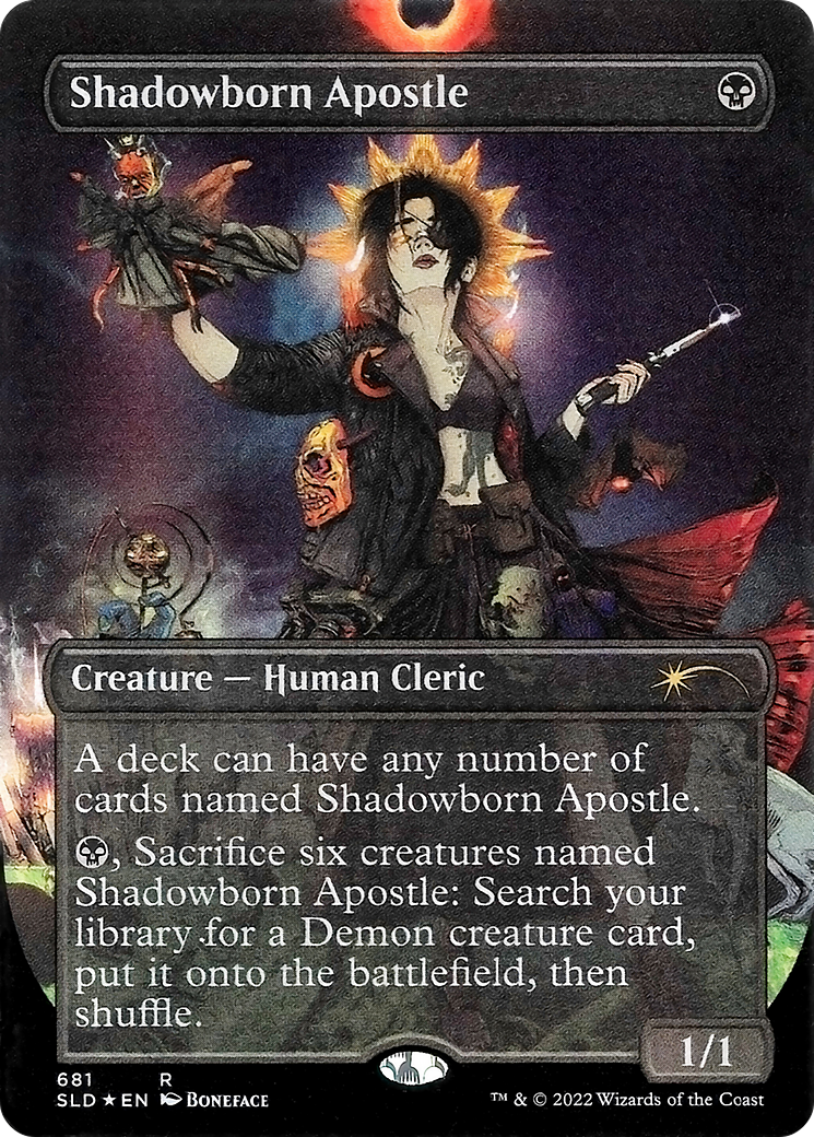 Shadowborn Apostle (681) (Borderless) [Secret Lair Drop Promos] | Mega City Incorporated