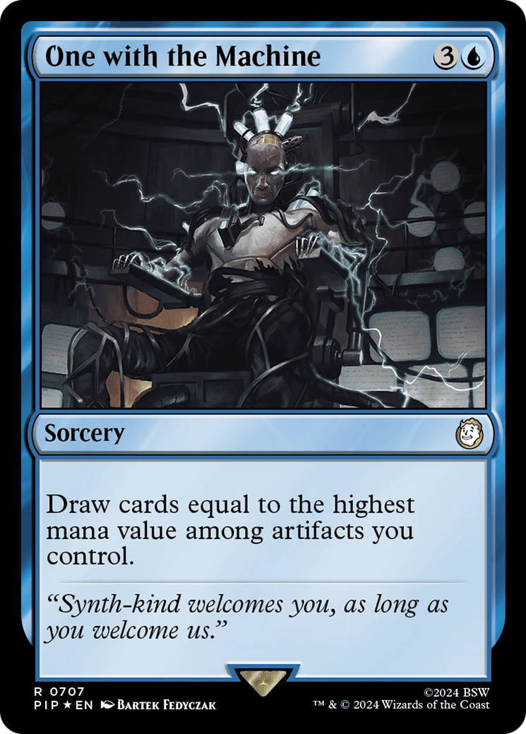 One with the Machine (Surge Foil) [Fallout] | Mega City Incorporated