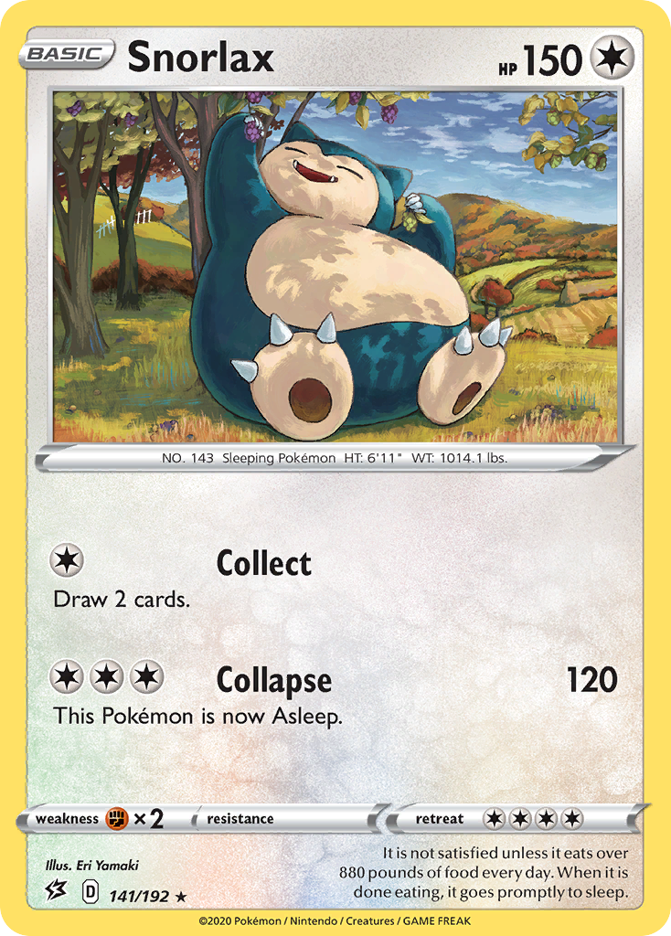 Snorlax (141/192) [Sword & Shield: Rebel Clash] | Mega City Incorporated