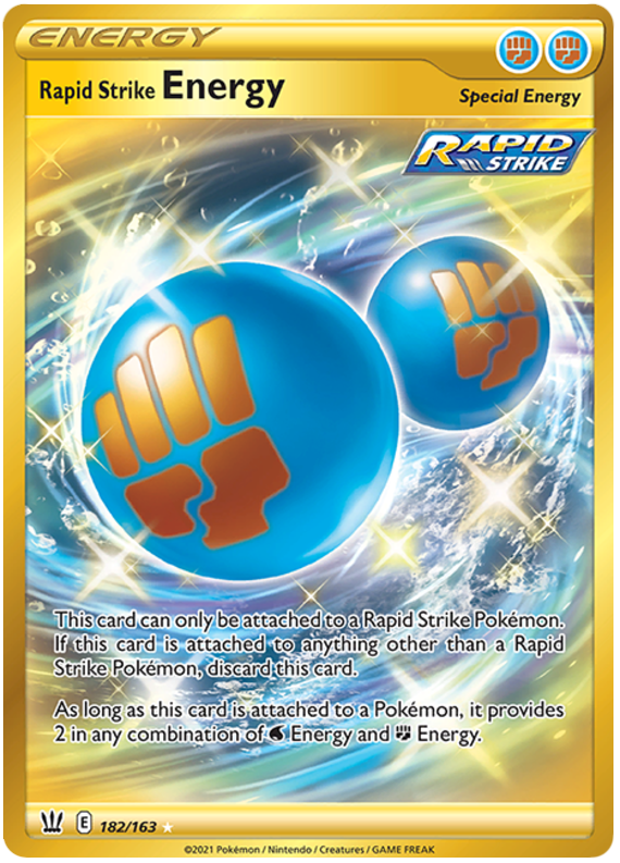 Rapid Strike Energy (182/163) [Sword & Shield: Battle Styles] | Mega City Incorporated