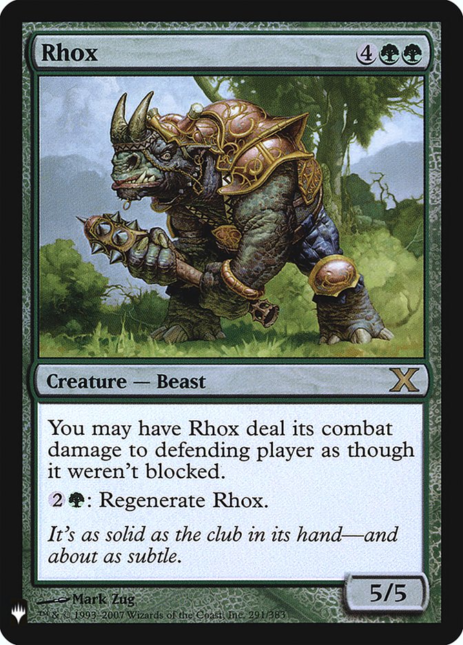 Rhox [Mystery Booster] | Mega City Incorporated