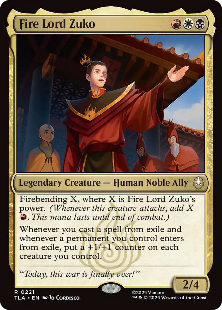 Fire Lord Zuko [Avatar: The Last Airbender] | Mega City Incorporated
