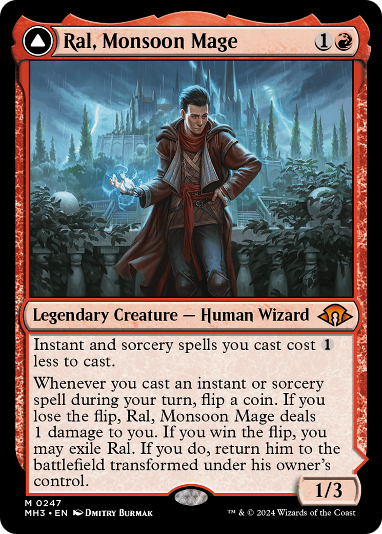 Ral, Monsoon Mage // Ral, Leyline Prodigy [Modern Horizons 3] | Mega City Incorporated