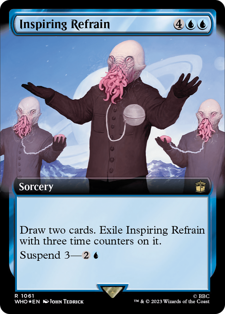 Inspiring Refrain (Extended Art) (Surge Foil) [Doctor Who] | Mega City Incorporated