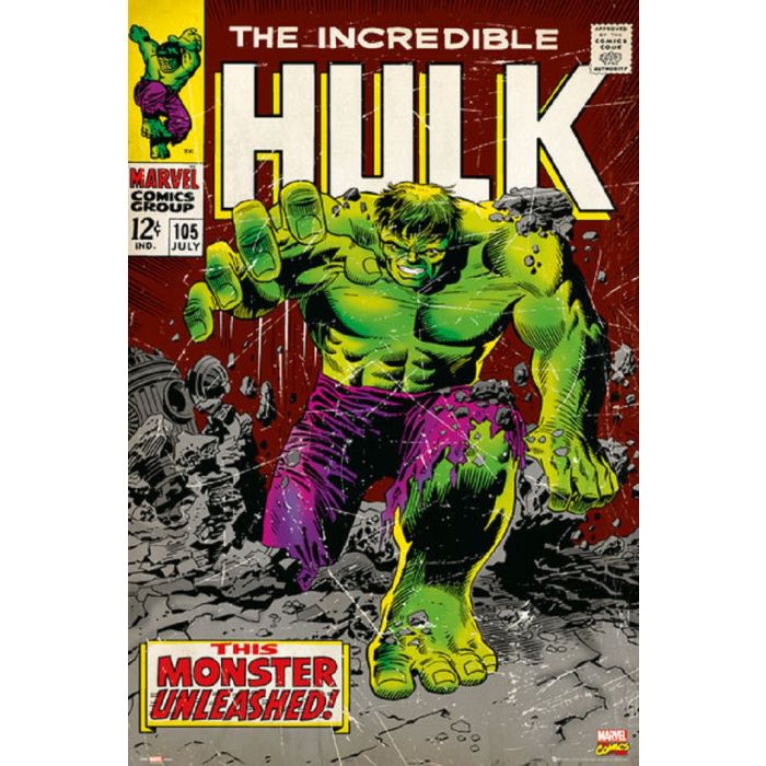 Poster - Hulk - Marvel Cover | Mega City Incorporated