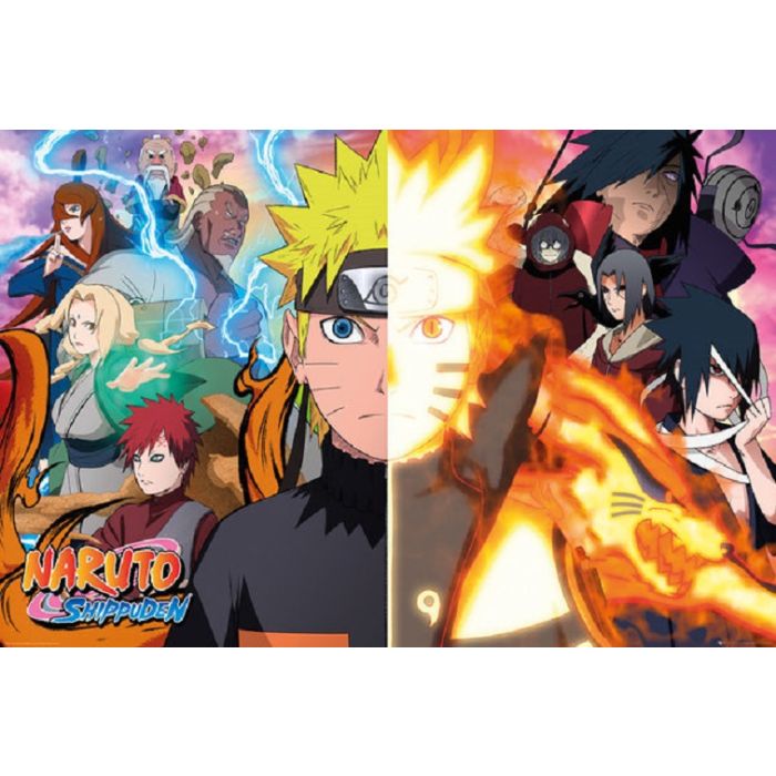 Poster - Naruto - Split | Mega City Incorporated