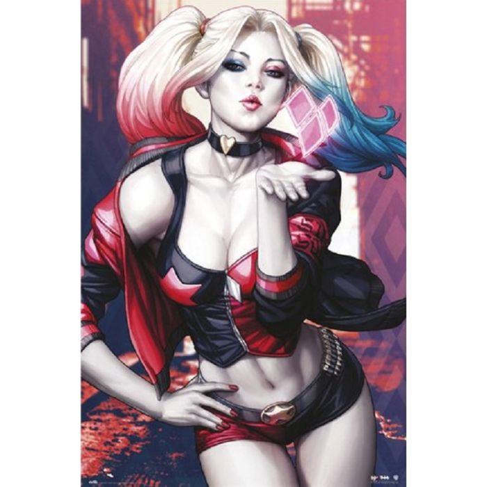 Poster - Harley Quinn Kiss | Mega City Incorporated