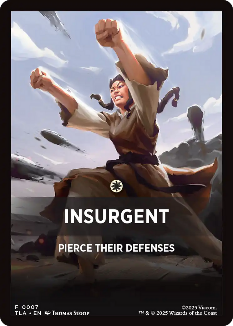 Insurgent Theme Card [Avatar: The Last Airbender Tokens] | Mega City Incorporated