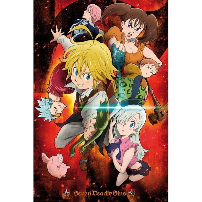 Poster - Seven Deadly Sins - Characters | Mega City Incorporated