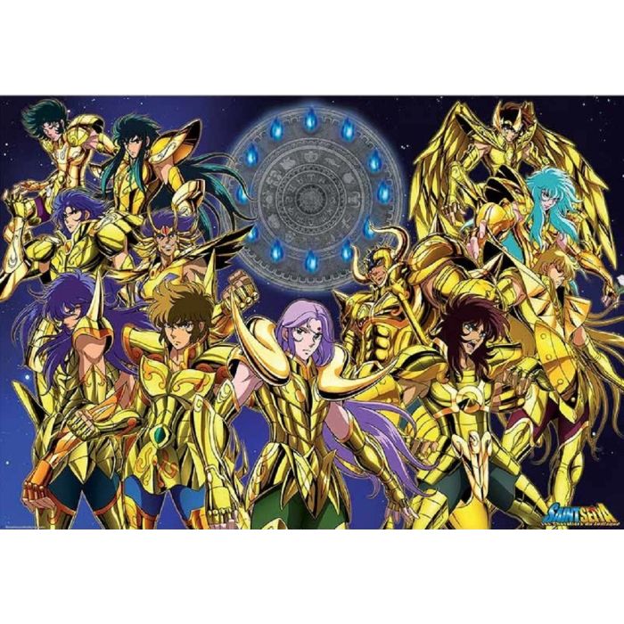 Poster - Saint Seiya - Gold saints | Mega City Incorporated