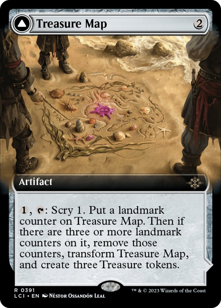 Treasure Map // Treasure Cove (Extended Art) [The Lost Caverns of Ixalan] | Mega City Incorporated