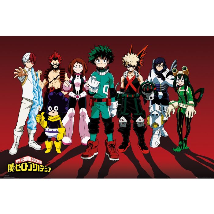 Poster -  My Hero Academia - Line up | Mega City Incorporated