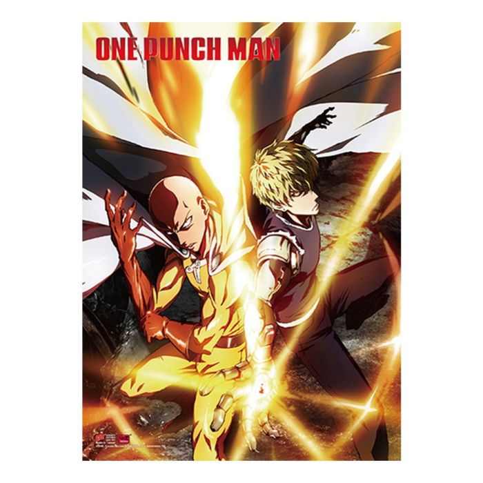 Poster - One Punch Man - Satama & Genos | Mega City Incorporated