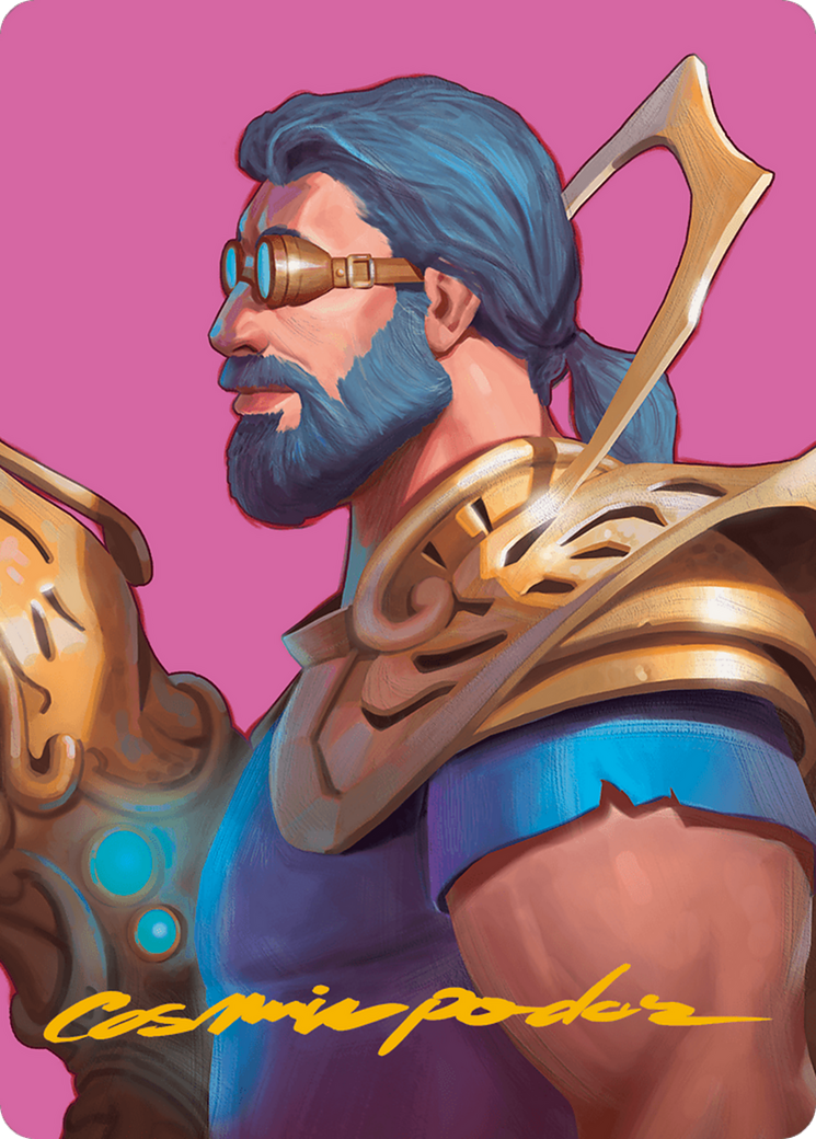 Satya, Aetherflux Genius Art Card (Gold-Stamped Signature) [Modern Horizons 3 Art Series] | Mega City Incorporated