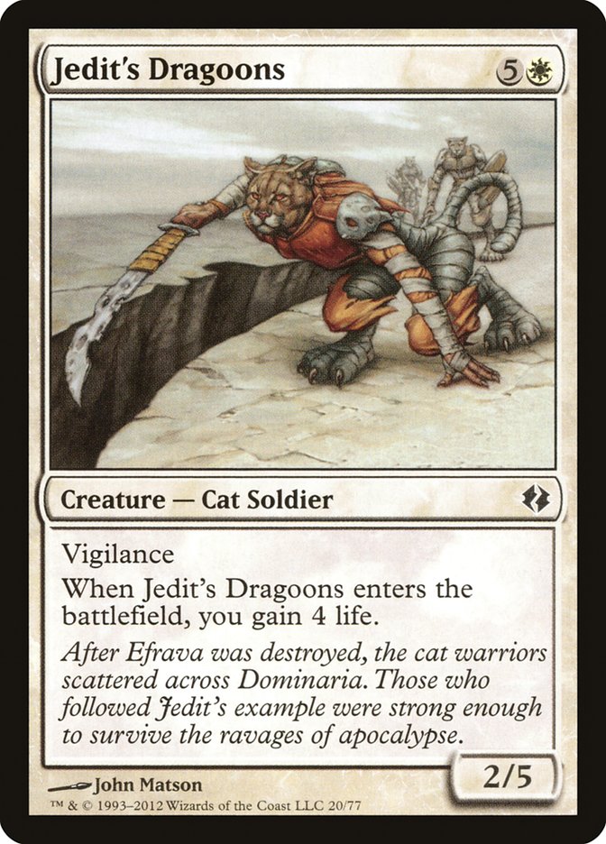 Jedit's Dragoons [Duel Decks: Venser vs. Koth] | Mega City Incorporated