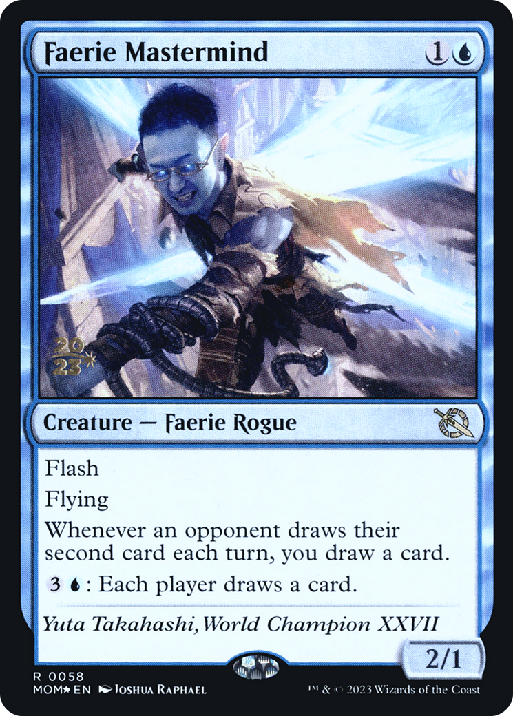 Faerie Mastermind [March of the Machine Prerelease Promos] | Mega City Incorporated