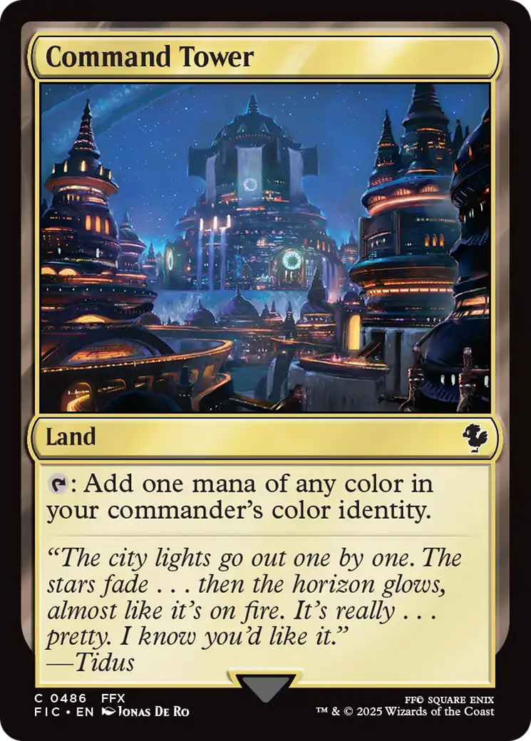 Command Tower (0486) [FINAL FANTASY Commander] | Mega City Incorporated