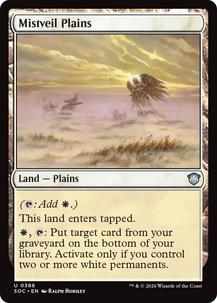 Mistveil Plains [Secrets of Strixhaven Commander] | Mega City Incorporated