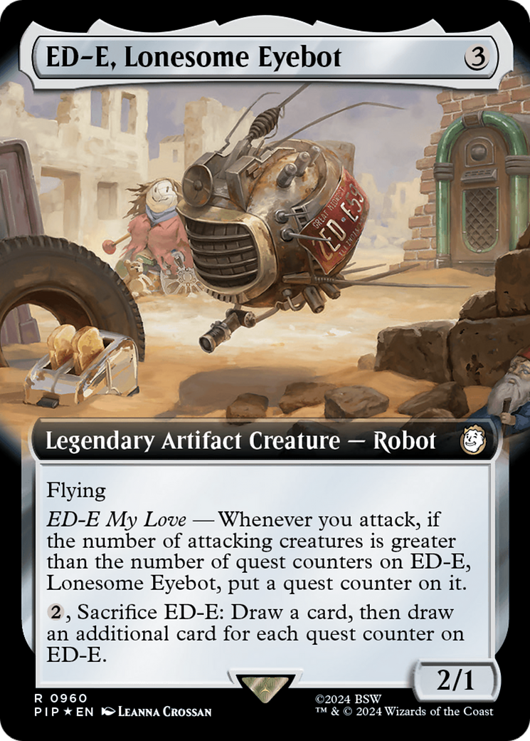 ED-E, Lonesome Eyebot (Extended Art) (Surge Foil) [Fallout] | Mega City Incorporated