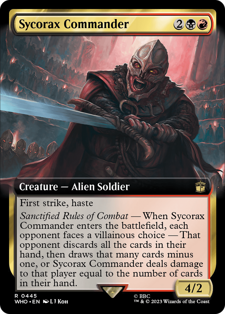 Sycorax Commander (Extended Art) [Doctor Who] | Mega City Incorporated