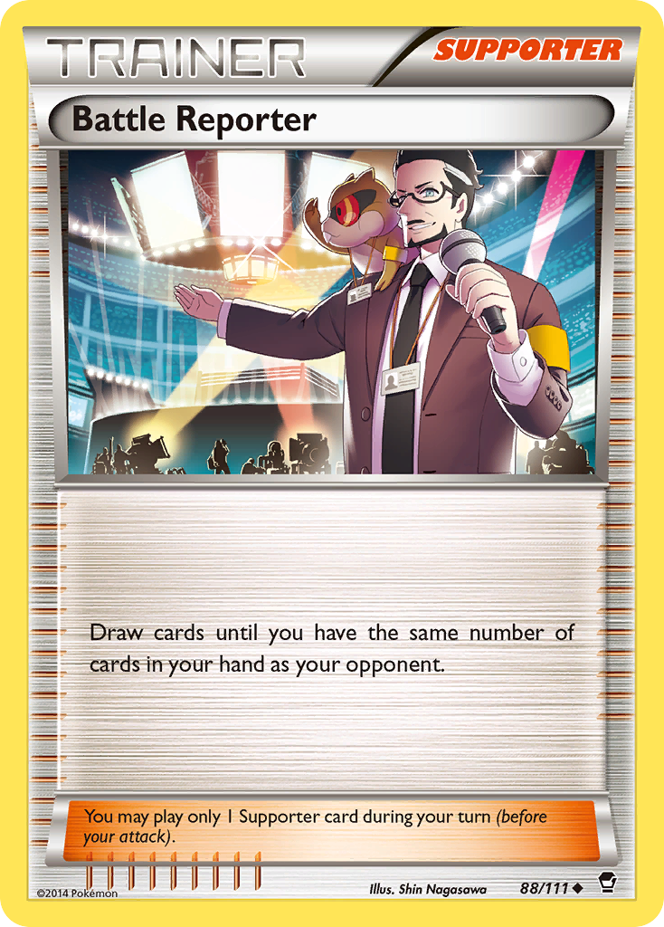 Battle Reporter (88/111) [XY: Furious Fists] | Mega City Incorporated