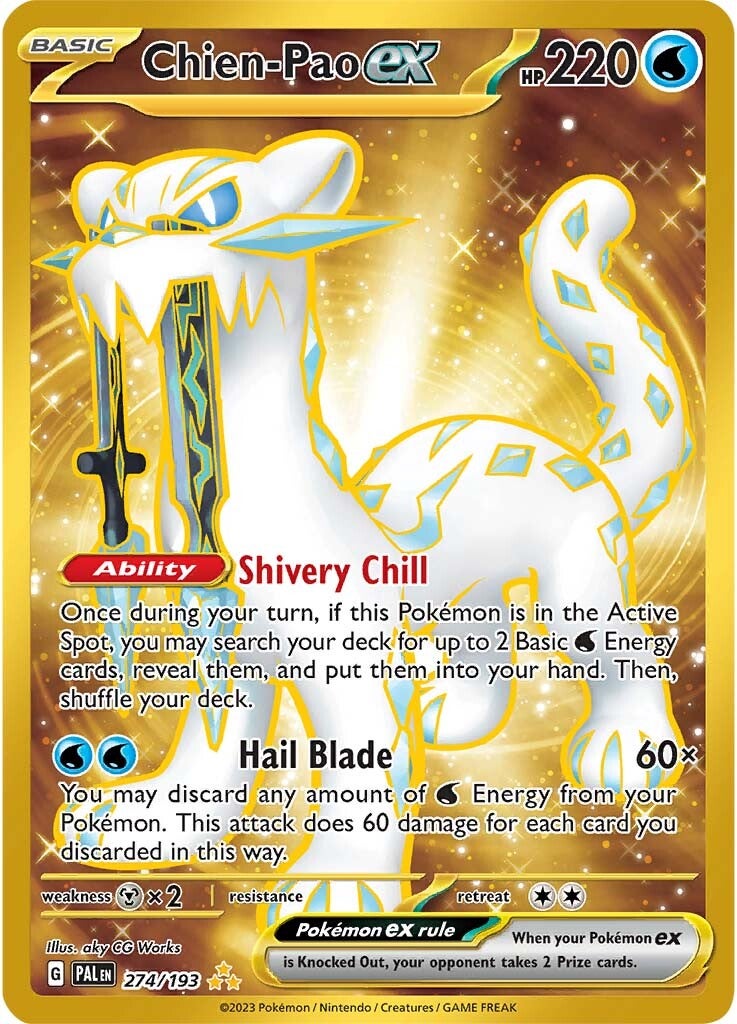 Chien-Pao ex (274/193) [Scarlet & Violet: Paldea Evolved] | Mega City Incorporated