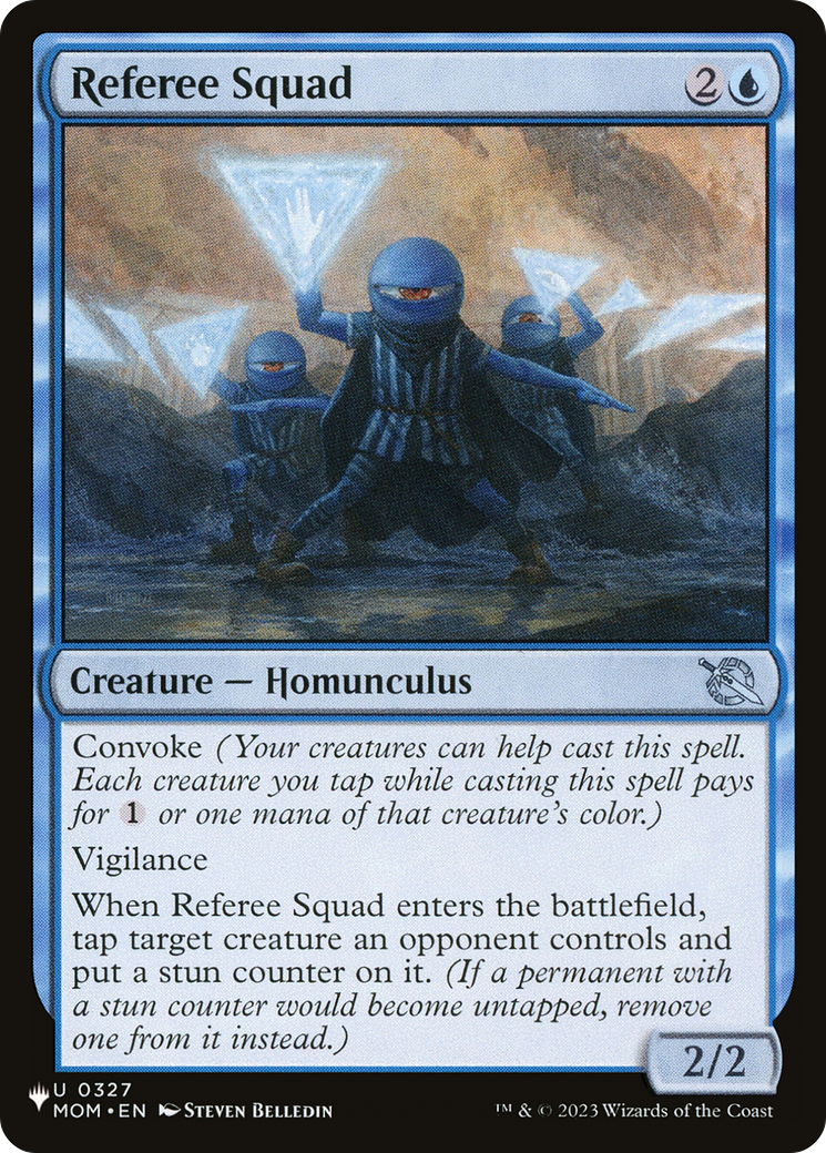 Referee Squad [The List] | Mega City Incorporated