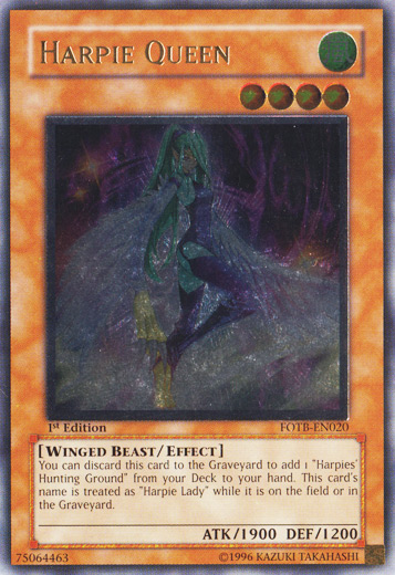 Harpie Queen [FOTB-EN020] Ultimate Rare | Mega City Incorporated