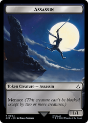Assassin // Treasure Double-Sided Token [Assassin's Creed Tokens] | Mega City Incorporated