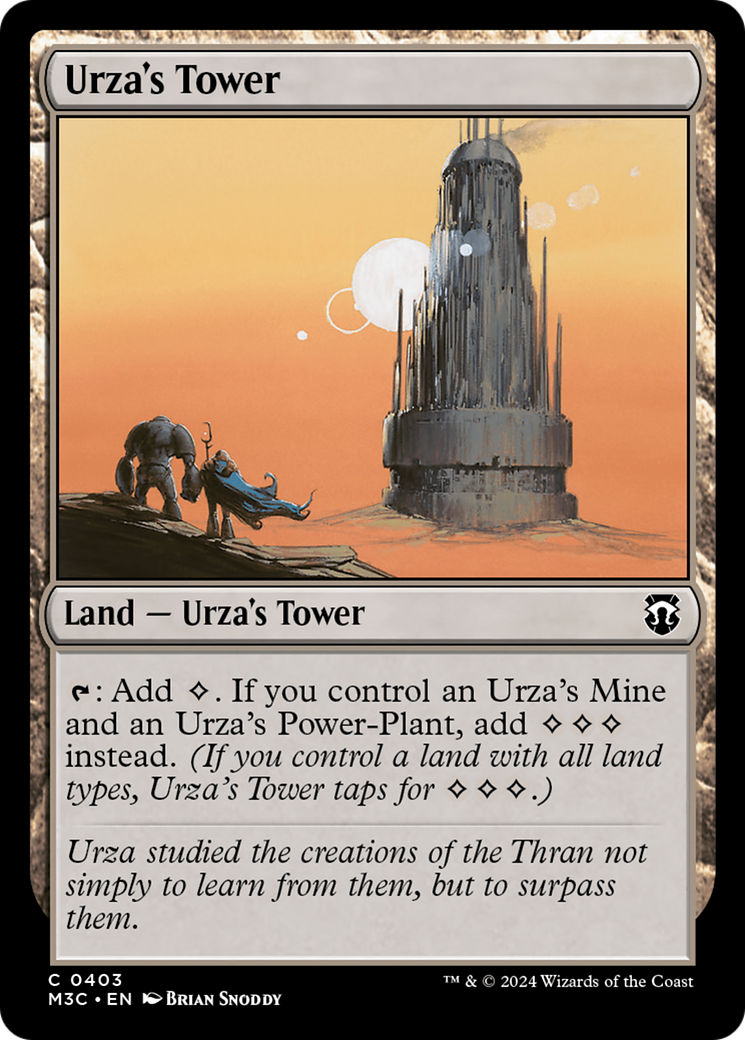 Urza's Tower (Ripple Foil) [Modern Horizons 3 Commander] | Mega City Incorporated