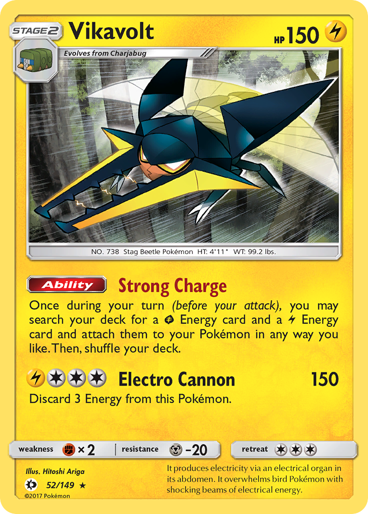 Vikavolt (52/149) [Sun & Moon: Base Set] | Mega City Incorporated