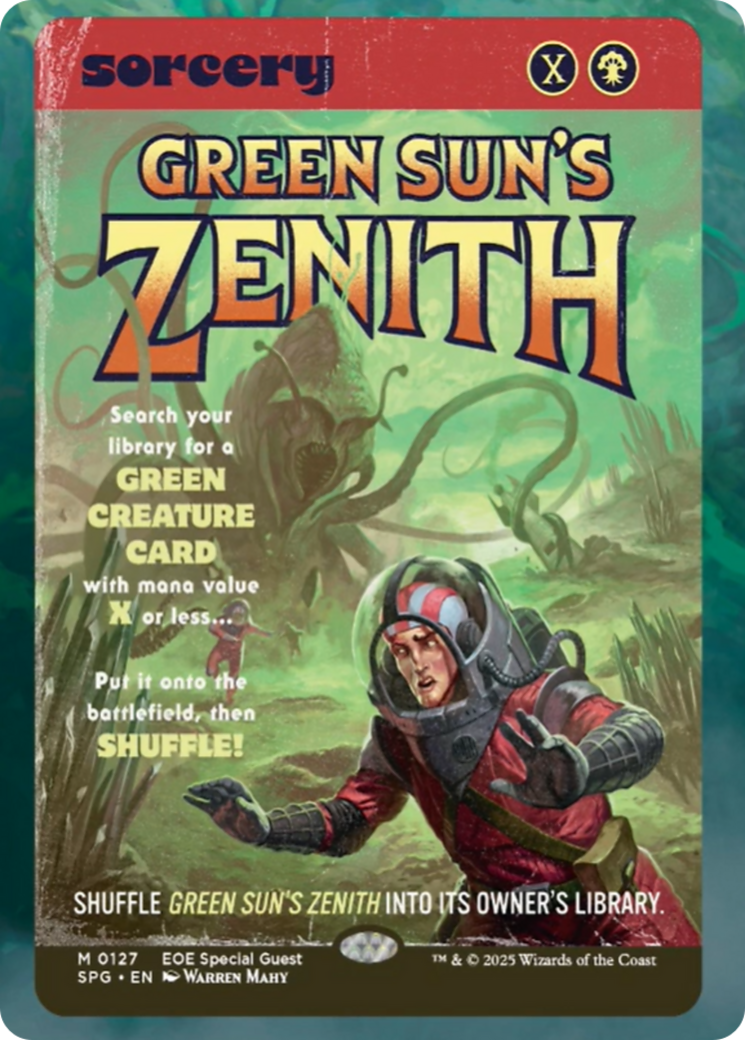 Green Sun's Zenith (Showcase) [Edge of Eternities Special Guests] | Mega City Incorporated