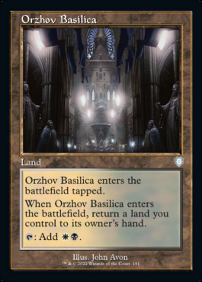 Orzhov Basilica (Retro) [The Brothers' War Commander] | Mega City Incorporated