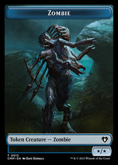 Human Soldier // Zombie (0013) Double-Sided Token [Commander Masters Tokens] | Mega City Incorporated
