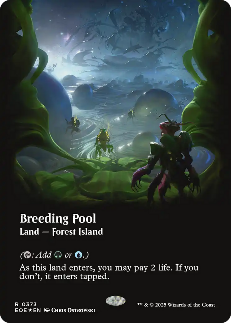 Breeding Pool (Borderless) (Galaxy Foil) [Edge of Eternities] | Mega City Incorporated